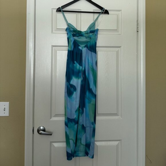 Ava And Ever Blue Patterned Maxi Dress - Picture 6 of 8